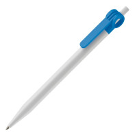 Weiss / Hellblau
